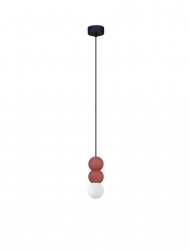 Lampa wisząca betonowo szklane kule IBAGUE LE44664 Luces Exlusivas