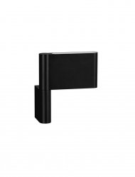 Kinkiet ścienny LED aluminiowy czarny regulowany minimalistyczny uniwersalny RIVENZA LE45541 Luces Exclusivas