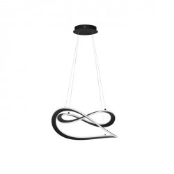 Nowoczesna Czarna Lampa Wisząca LED JAUJA LE44327 LUCES EXCLUSIVAS
