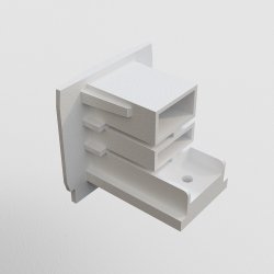 Komponenty do natynkowego systemu szynowego 3-fazowego zaślepka Accessories for tracks Trinity MAYTONI TRA005EC-31W
