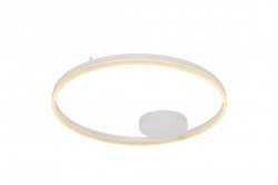 Nowoczesny plafon biały led 55W okrąg RING LED AZZARDO HALO 80 AZ4958