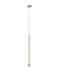 Lampa wisząca LED tubka 67,8cm z trawertynu nowoczesna designerska dekoracyjna Luces Exclusivas
