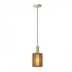 Nowoczesna Lampa Wisząca Szara Tuba LAMBRES 45410/15/41 LUCIDE