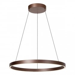 Lampa wisząca LED aluminiowa brązowa okrąg klasyczna minimalistyczna ściemnialna LIANE 46404/80/97 Lucide