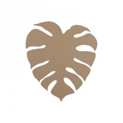 Kinkiet ścienny beżowy w kształcie liścia designerski do wnętrz boho dekoracyjny MONSTERA 10626 TK-LIGHTING