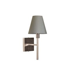 Kinkiet Lucerne - 1 źródło światła szary abażur elegancki minimalistyczny uniwersalny LUCERNE-1LT ELSTEAD LIGHTING 