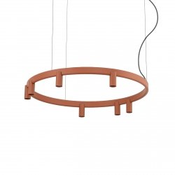 Lampa wisząca FOURTY ROUND LED VII Nowodvorski 12418 Nowoczesny żyrandol tubowy