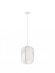 Elegancka lampa wisząca z jedwabistym kloszem MAPIRI  LE44746 Luces Exlusivas