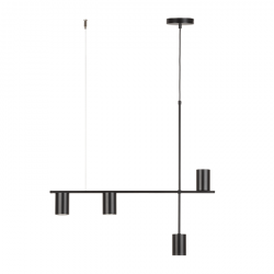 Nowoczesna Lampa Wisząca Czarna VENDO 33689 SIGMA