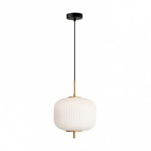 Szklana Lampa Wisząca W Stylu Skandynawskim OLMETO PND-28798A-1-GD-WH ITALUX