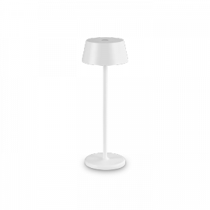 Biała Lampka Stołowa Nowoczesna Ładowana PURE 311685 IDEAL LUX