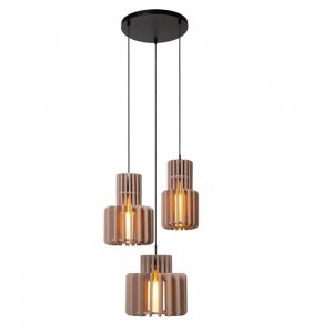 Nowoczesna Szara Lampa Wisząca ROLLO 45491/13/41 LUCIDE