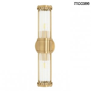 Złoty Kinkiet Ścienny Kryształowy Glamour PILAR MSE010400193 MOOSEE