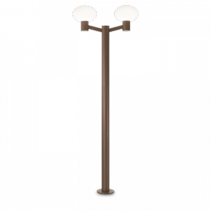 Lampa Ogrodowa Gruntowa Zewnętrzna Kawowa CLIO 328836 + 145068 x 2  IDEAL LUX