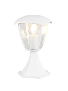 Lampa ogrodowa stojąca latarenka biała aluminium nowoczesna klasyczna uniwersalna minimalistyczna VENTA IP44 563260131 Trio 