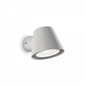Szary Minimalistyczny Kinkiet Ogrodowy Szklane Elementy GAS 322407 IDEAL LUX