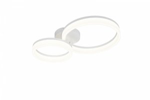 Nowoczesny plafon lampa sufitowa LED okręgi biała designerska minimalistyczna SCOPE R63601231 RL