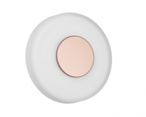 Minimalistyczny szklany kinkiet LED nowoczesny kolor coffee CELESTE 254910165 TRIO 