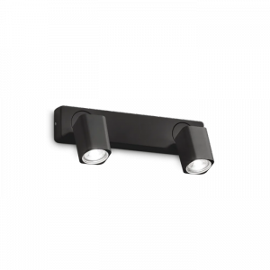Czarny Kinkiet Ścienny Reflektorki RUDY SQUARE 321509 IDEAL LUX