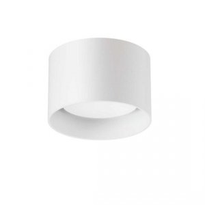 Nowoczesna Oprawa Sufitowa BIAŁA Tuba IDEAL LUX SPIKE PL1 BIANCO 277417
