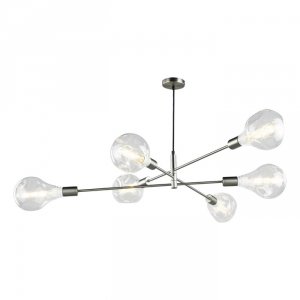 Minimalistyczna Chrom Lampa Wisząca Nowoczesna ALANA ALA0646 DAR LIGHTING
