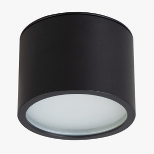Nowoczesna oprawa sufitowa natynkowa tuba spot sufitowy aluminium czarny KENDAL LP-6331/1SM GX53 BK Light Prestige