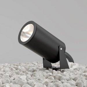 Nowoczesne oświetlenie zewnętrzne LED aluminium grafit regulowana tuba Bern MAYTONI O050FL-L30GF3K