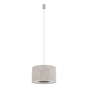Abażurowa lampa wisząca CEDRO 11664 Nowodvorski lighting beżowa salonowa pokojowa
