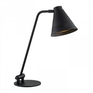 Czarna Lampka Stołowa Vintage AVALONE 8002 ARGON