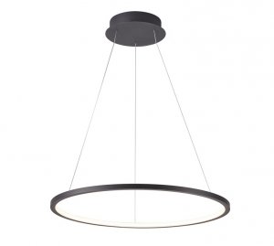 Nowoczesna Lampa Wisząca LED Czarny Okrąg VINOLA PND-56135B-040RPC-BK-3KS4K ITALUX