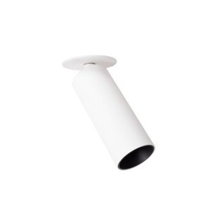 Lampa sufitowa podtynkowa plafon LED minimalistyczna klasyczna biała aluminiowa regulowana tuba Halo C H0124 MAXLIGHT 
