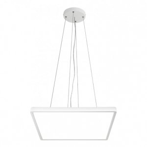 Biała Nowoczesna Lampa Wisząca LED BASTIA PND-83625-450S-45W-WH ITALUX