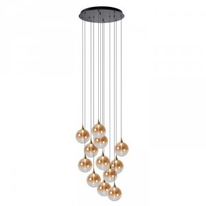 Nowoczesna Lampa Wisząca LED Szklane Klosze Kule GISELA 13494/44/62 LUCIDE