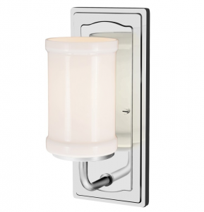Kinkiet Vetivene 1 Polerowany Chrom Klasyczna Lampa Ścienna Elstead Lighting