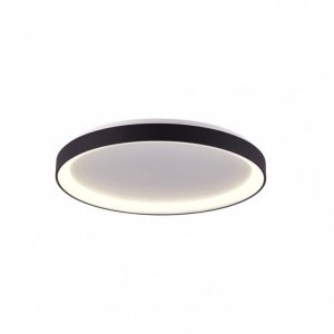 Czarna Okrągła Lampa Sufitowa LED Plafon VICO PLF-53675-058RC-BK-3KS4K-TRDIMM ITALUX