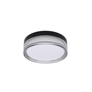 Plafon LED Italux Rilta PLF-73527-S-BK Czarny IP65 Wybór Barwy Światła (CCT)