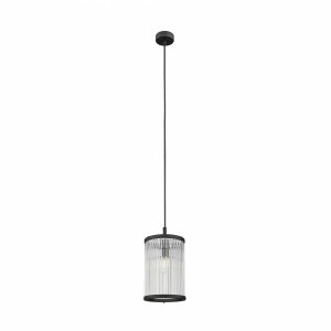 P0528-01F-P7AC SERGIO LAMPA WISZĄCA CZARNA/BLACK