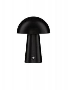 Lampka stołowa nocna LED czarna grzybek designerska nowoczesna ściemnialna CASTORO LE45584 Luces Exclusivas