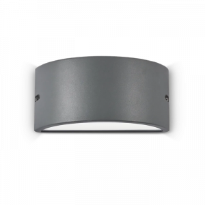 Nowoczesny Antracytowy Kinkiet Ogrodowy REX 092423 IDEAL LUX