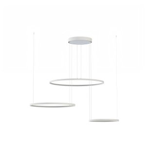 Nowoczesna Biała Lampa Wisząca LED Okrąg CIRCOLO 11602 Nowodvorski Lighting
