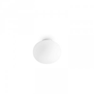 Minimalistyczny Biały Plafon Sufitowy Nowoczesny Szklana Kula COTTON PL1 D30 297743 IDEAL LUX