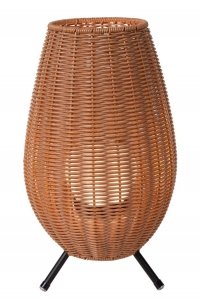 Zewnętrzna Lampa Stołowa Drewniana Ładowana COLIN 03843/36/72 LUCIDE