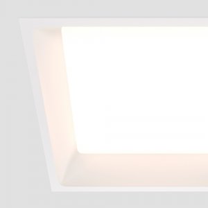 Lampa wbudowana wpuszczana w sufit LED kwadratowa aluminiowa biała Okno MAYTONI DL056-24W4K-W