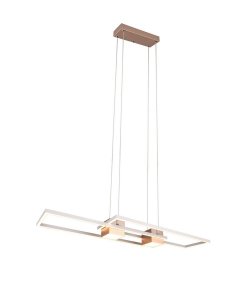 Nowoczesna Dekoracyjna Lampa Wisząca LED W Kolorze Kawowym ALBANY 347710465 TRIO