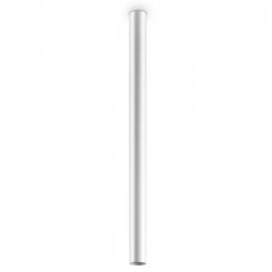 Aluminiowy Plafon Sufitowy Tuba Biały LOOK 259260 IDEAL LUX
