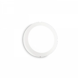 Okrągła Biała Lampa Sufitowo Ścienna UNIVERSAL 138602 IDEAL LUX