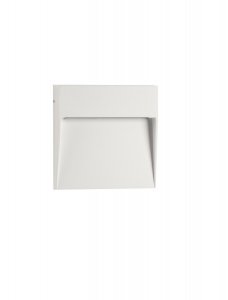 Kinkiet zewnętrzny LED biały kwadratowy designerski nowoczesny IP54 LORCENA LE75297 Luces Exclusivas