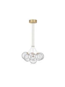 Lampa wisząca wielopunktowa LED ściemnialna okrągłe szklane designerskie kule 14,6cm nowoczesna ALBORA LE45749 Luces Exclusivas