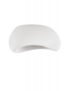 Nowoczesny biały plafon owalny klosz minimalistyczny uniwersalny skandynawski PALINZA LE45326 Luces Exclusivas