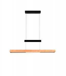 Nowoczesna Lampa Wisząca TRAJAN Trio LED 46W Listwa Góra-Dół Rozsuwalna